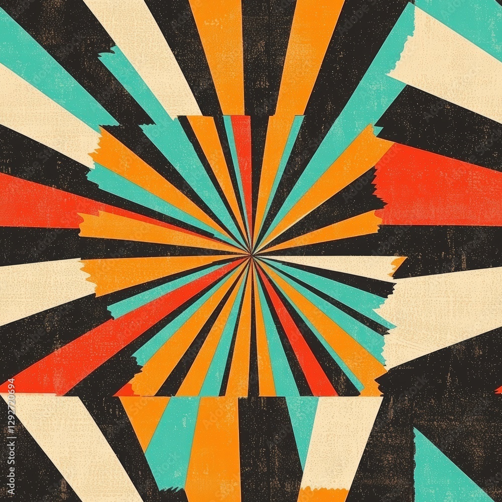 Poster a colorful abstract background filled with vibrant shapes and dynamic patterns in multiple hues