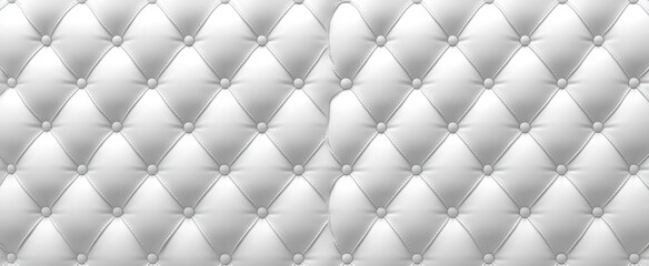 Elegant White Quilted Pattern Hyper-Realistic Background for Luxury Invitations Premium Royal Party Glamour Vintage Style