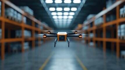 Automated smart warehouse revolutionizes logistics ai-controlled inventory management modern supply chain efficient operations