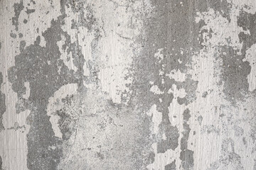 Grunge concrete wall white and grey color for texture vintage background..