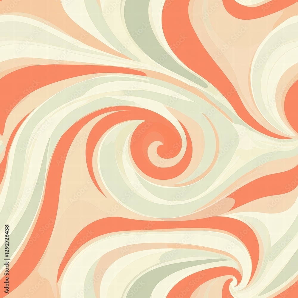 Poster intricate swirl pattern with fluid lines and captivating design offering a unique visual experience