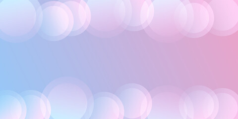 minimalist banner background blue and pink abstarct circle effect style shpae,gradations colorful,memphis,eps 10.