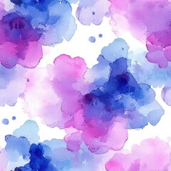 Soft watercolor background illustrating beautiful blends of colors for an artistic effect