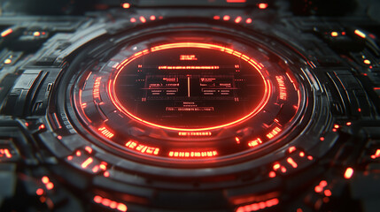 Abstract circular tech design with glowing blue and orange elements, suggesting futuristic technology or data flow. Ideal for tech blogs, science websites, and articles on innovation and digital syste