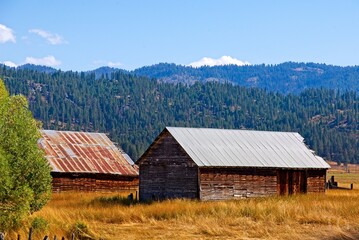 TWO BARNS