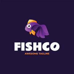 Fishco Gradient Colorful Logo