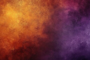 Obraz premium Abstract Orange Purple Gradient Texture, digital art, color blend, textured background, autumnal palette Keywords Background, Texture