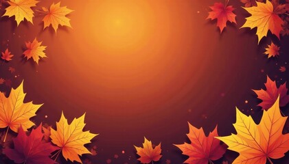 Warm autumn plaid, vibrant oranges & reds in flat design, tartan, minimal