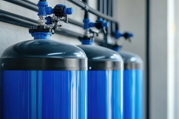 Wall mounted system for treating water minimizes hardness and scaling