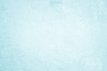 Pastel blue and white concrete stone texture for background in summer wallpaper. Cement and sand wall of tone vintage. Concrete abstract wall of light cyan color, cement texture mint green for design.