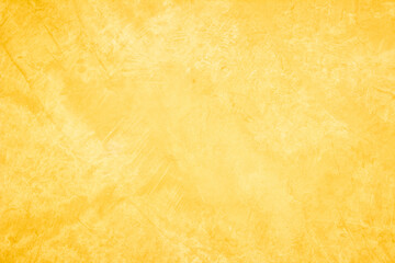 Yellow concrete stone texture for background in summer wallpaper. Cement and sand wall of tone vintage minimal. Concrete abstract wall of light yellow color, cement texture white blank for home decor.