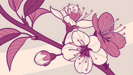 vector illustration of a flower