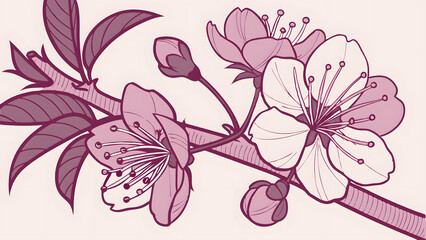 vector illustration of a flower
