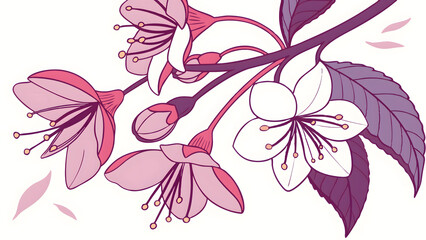 vector illustration of a flower