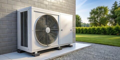 Modern heat pump heating system with low supply temperature