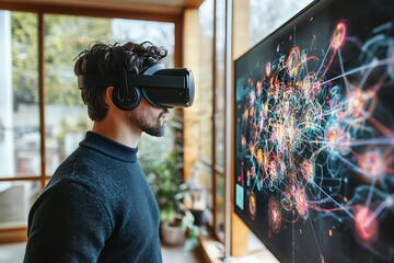 VR Experience of Abstract Data Visualization