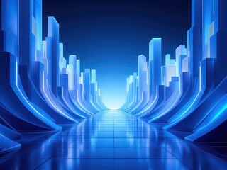 Digital background perfect for tech processes, neural networks, artificial intelligence, data transfer and encryption, digital archives, sound and graphic presentations, science, education, etc.