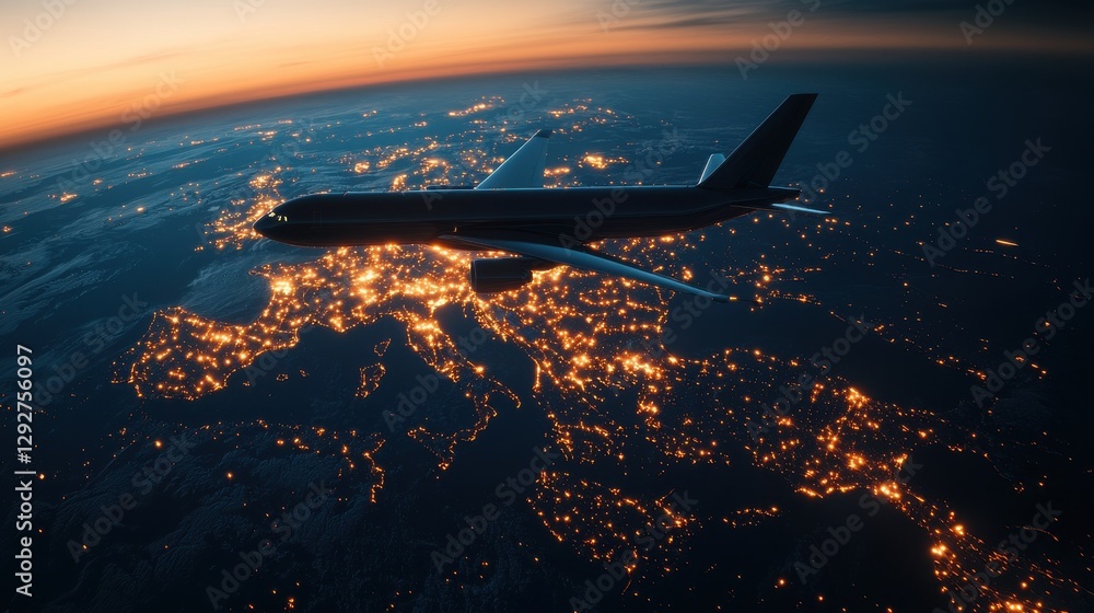 Poster optimizing transportation and logistics in a space-based center orbiting earth for efficient supply 