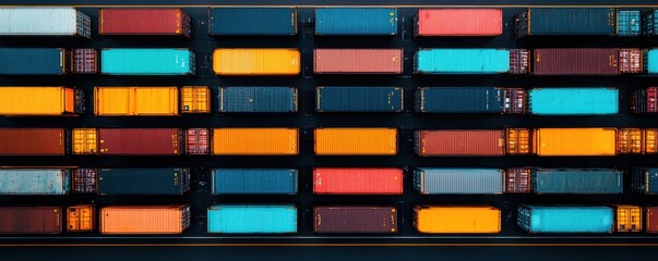 Obraz premium Analyzing complex intermodal transportation hub global logistics center visual data aerial perspective transportation systems