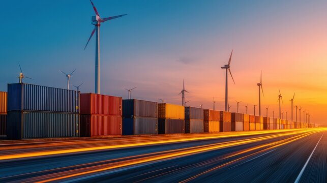 Innovative sustainable logistics hub coastal area case study renewable environment ai perspective transportation solutions