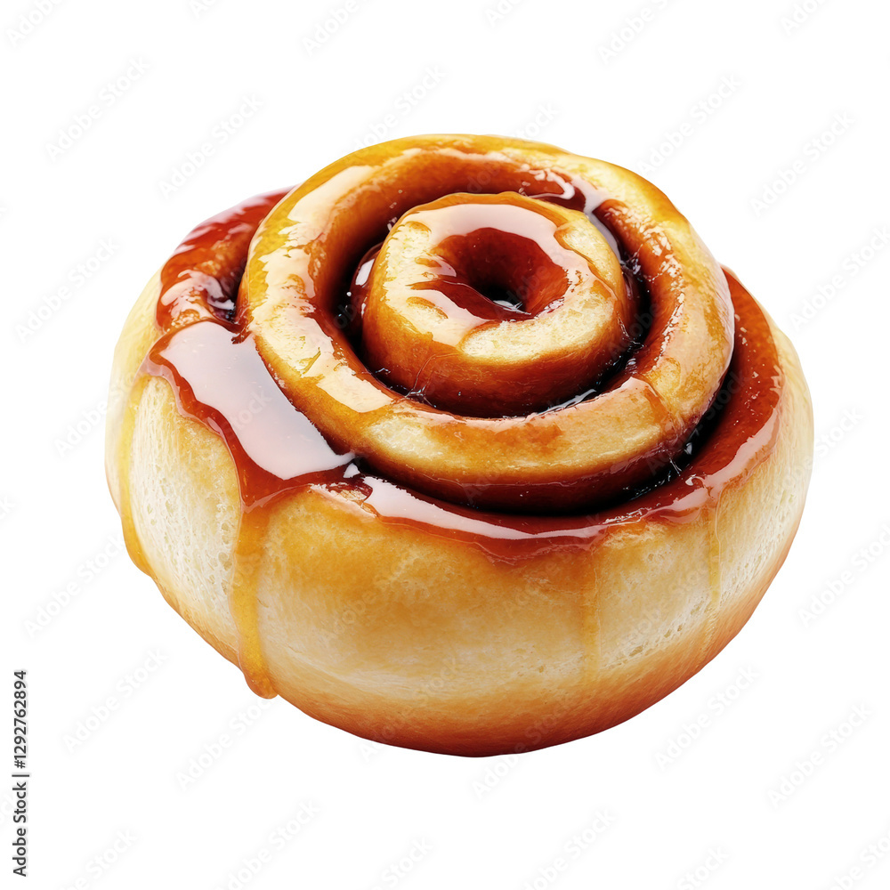 Aufkleber an artistic representation of a donut with colorful icing set against a dramatic black background fo