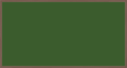 Green Chalkboard Wooden Frame Illustration Vector