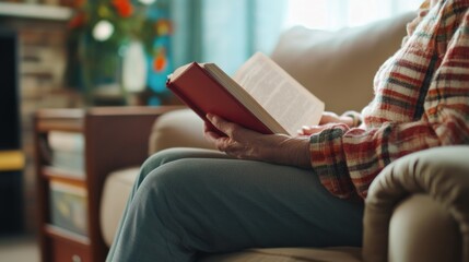 Hypertension Patient Reading Health Book