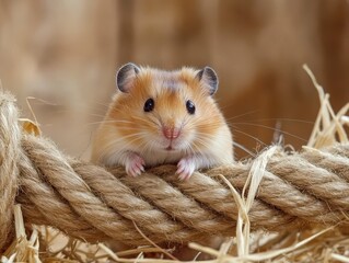 hamster in the grass