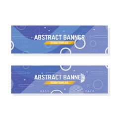 abstract geometric banner