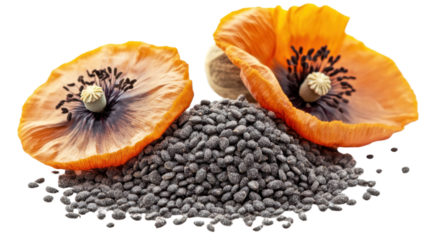 Yin and Yang symbol made of stones with coffee beans, cup, and cereal in a warm, inviting setting