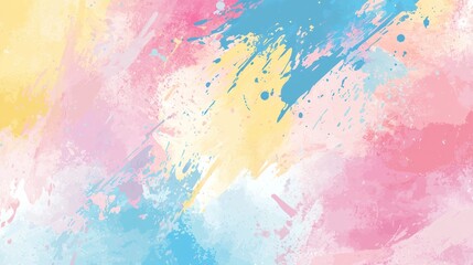 Fototapeta premium Vibrant Abstract Background with Soft Pastel Colors and Brush Strokes
