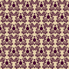 Luxury Damask Pattern – Elegant Ornate Design for High-End Interiors and Fashion Indulge in timeless sophistication with this exquisite damask pattern, meticulously crafted