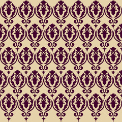 Luxury Damask Pattern – Elegant Ornate Design for High-End Interiors and Fashion Indulge in timeless sophistication with this exquisite damask pattern, meticulously crafted