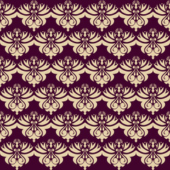 Luxury Damask Pattern – Elegant Ornate Design for High-End Interiors and Fashion Indulge in timeless sophistication with this exquisite damask pattern, meticulously crafted