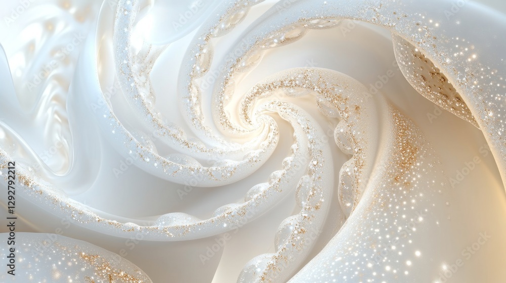 Poster creating a luminous white abstract scene digital art studio background design abstract environment a