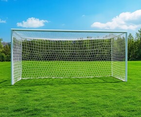 Fototapeta premium soccer goal post