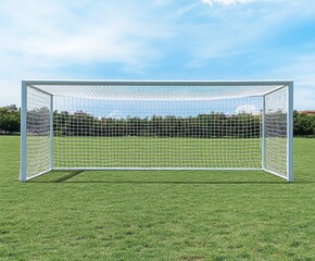 Fototapeta premium soccer goal in the net