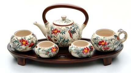 beautiful Chinese tea set