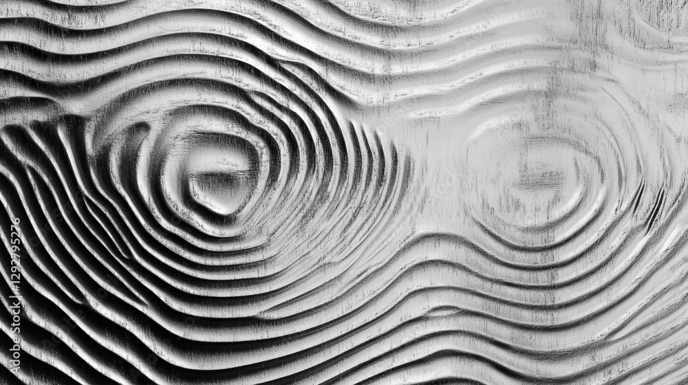 Poster abstract close-up of textured surface with wavy patterns and shadows, creating depth and interest