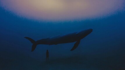 Dive into the deep sea mystery silhouette exploration ocean depths adventure story abyssal zone underwater perspective discover secrets