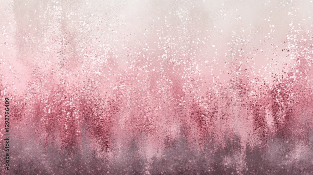 Poster creating glamorous soft pink gradient with sparkles digital art studio graphic design creative envir