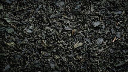 Heap green tea taxture full frame