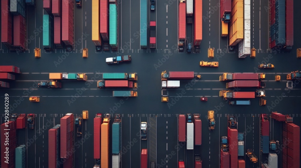 Poster integrating logistics networks a comprehensive overview of interconnected systems in supply chain ma