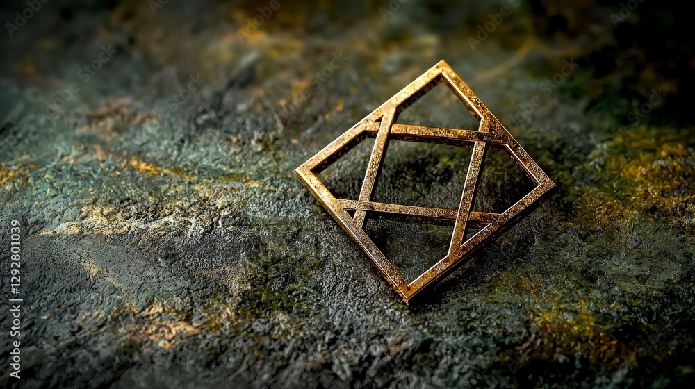 Poster geometric pratam yarm square design abstract art textured background artistic vision close-up unique