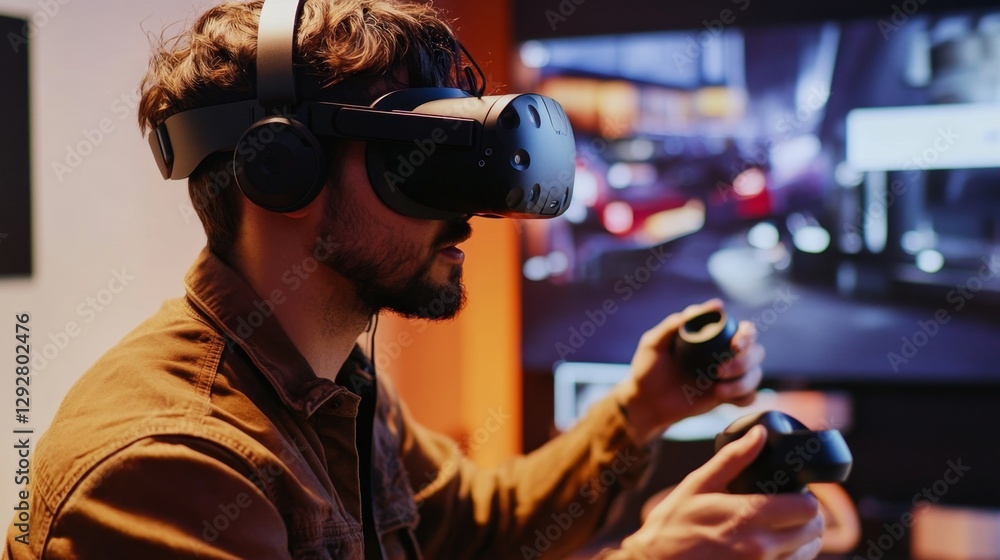 Poster navigate virtual environments with precision mastering digital landscapes for enhanced interaction