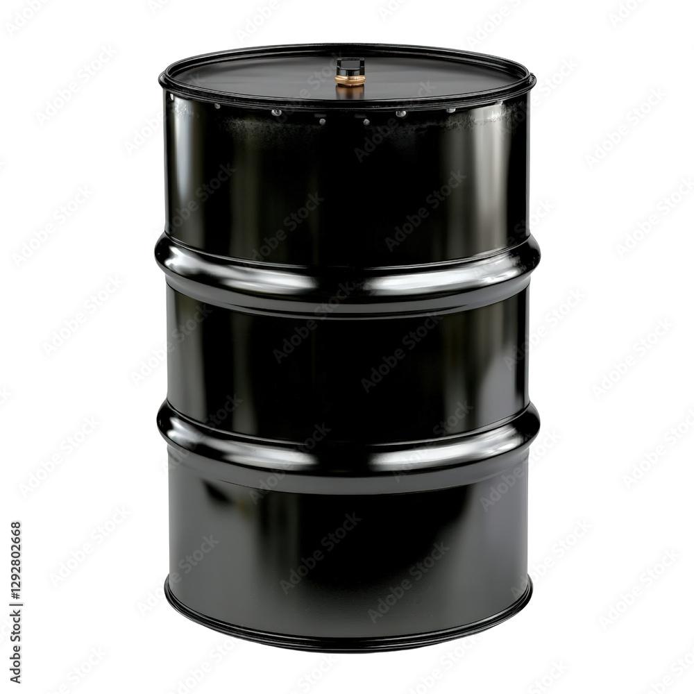Aufkleber elegant black barrel with a flickering candle inside, creating a warm and inviting atmosphere in a d