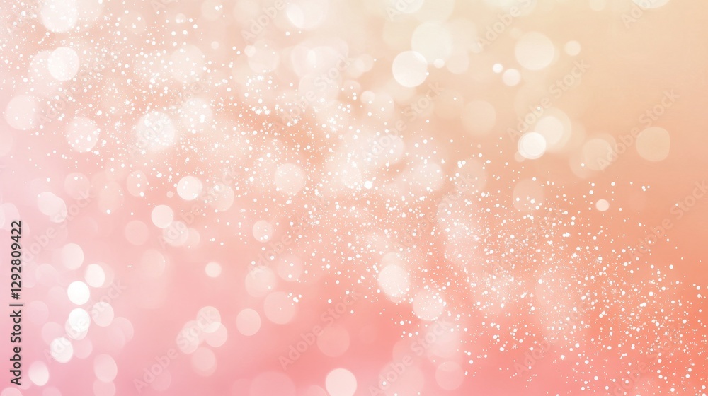 Poster creating a subtle soft pink sparkling gradient for gentle backgrounds graphic design digital art onl