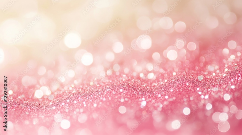 Poster creating a soft pink sparkling gradient for gentle backgrounds design studio digital artwork creativ