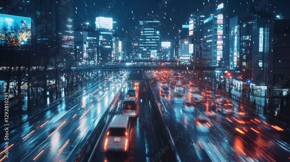 Poster ai manages smart cities, using phones to connect and monitor everything. it controls how traffic flo