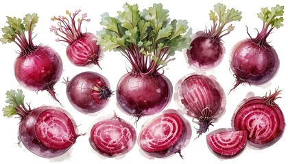 Organic red onions farm field food photography fresh produce aerial view harvest concept